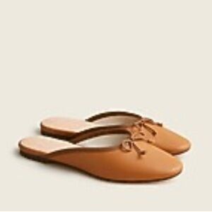 NWT J. Crew Zoe leather mules